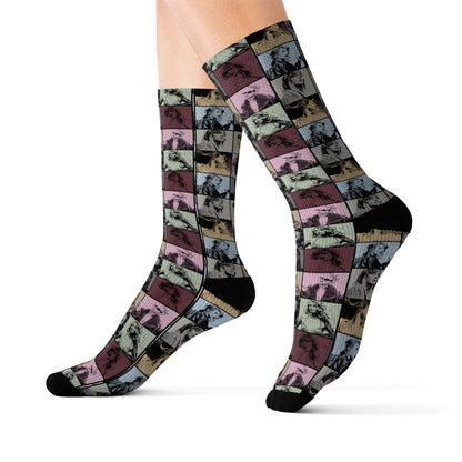 Taylor Swift Eras Collage Tube Socks