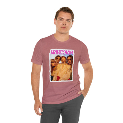 Måneskin Group Photo Unisex Jersey Short Sleeve Tee Shirt