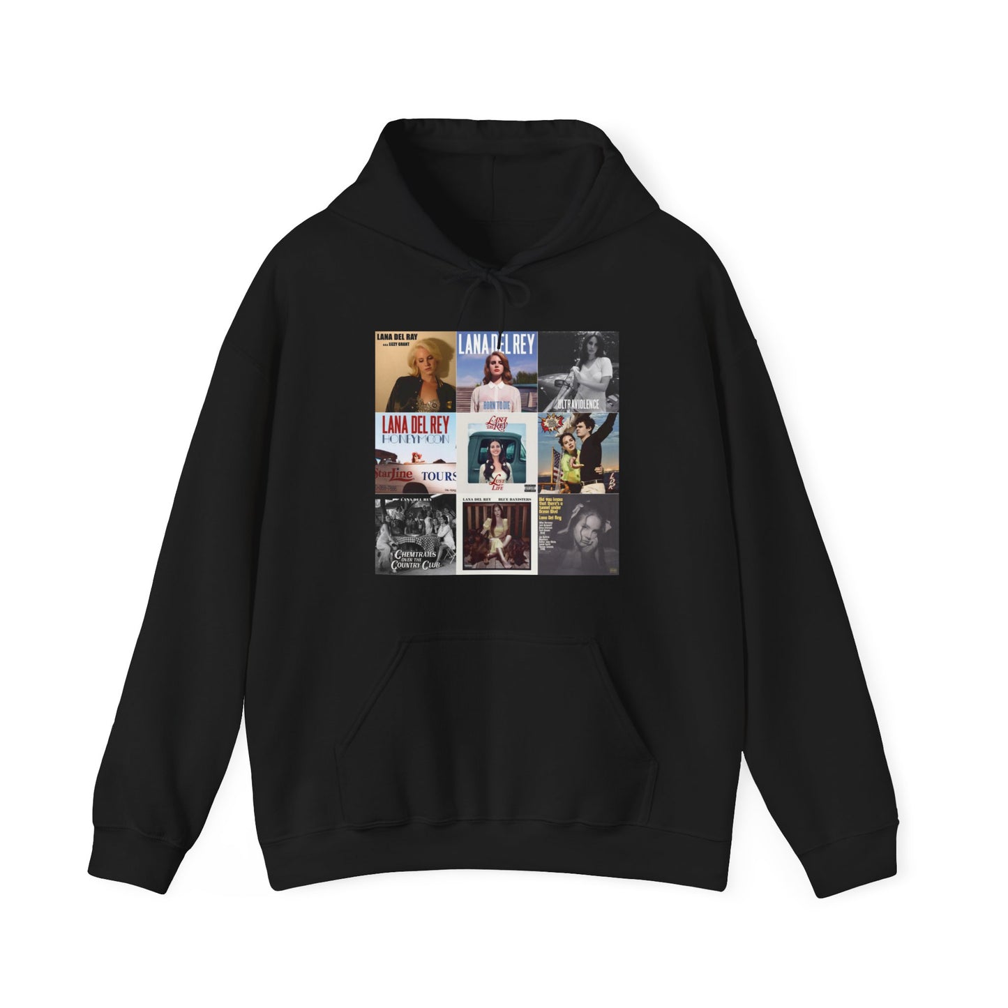 Lana Del Rey Album Cover Collage Unisex Heavy Blend Hooded Sweatshirt