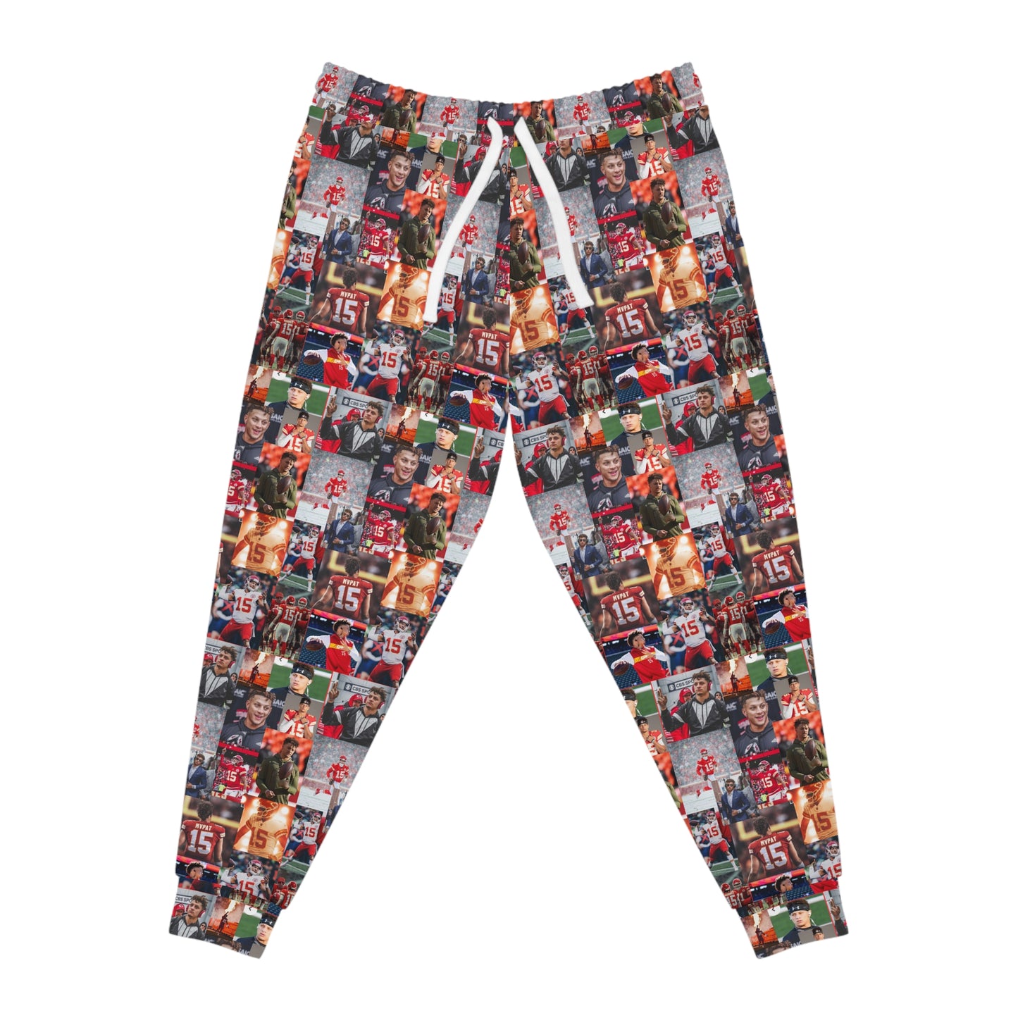 Patrick Mahomes Chiefs MVPAT Photo Collage Athletic Joggers