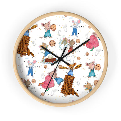 If You Give A Mouse A Cookie Collage Wall Clock