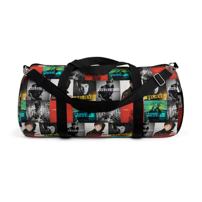 Justin Bieber Album Cover Collage Duffel Bag