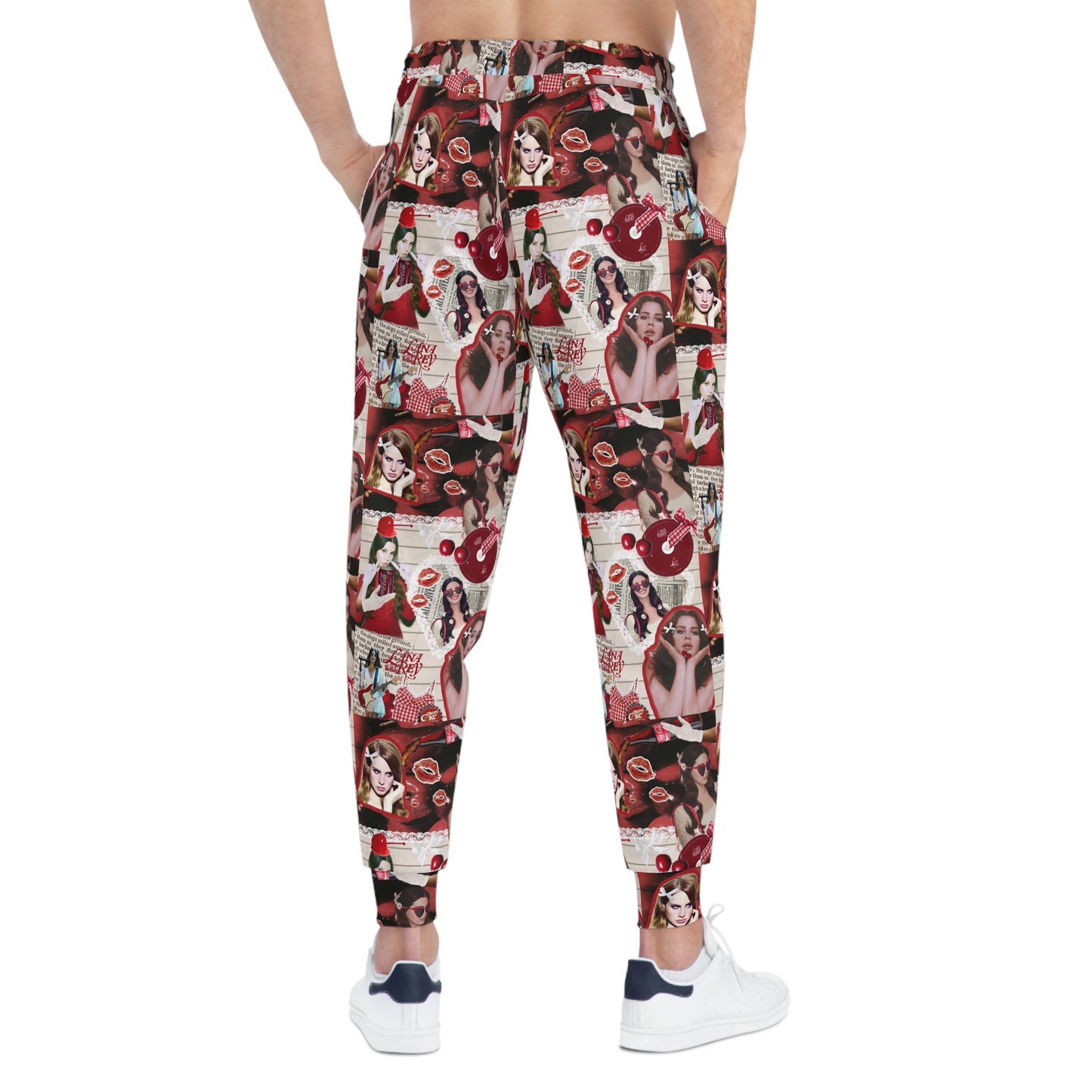 Lana Del Rey Cherry Coke Collage Athletic Jogger Sweatpants