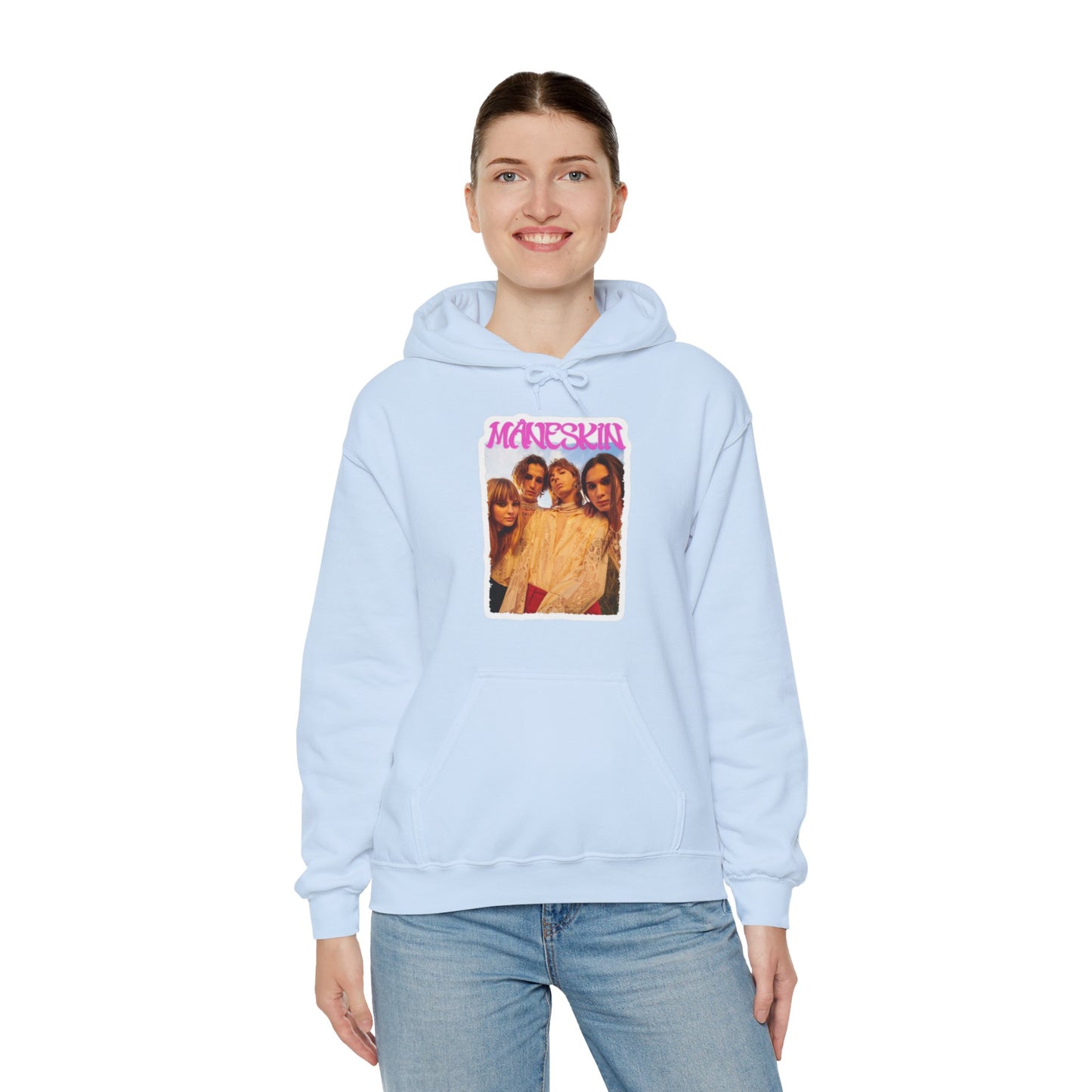 Måneskin Group Photo Unisex Heavy Blend Hooded Sweatshirt