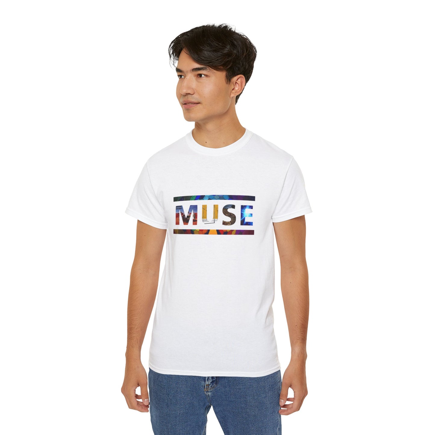 Muse Album Art Letters Unisex Ultra Cotton Tee