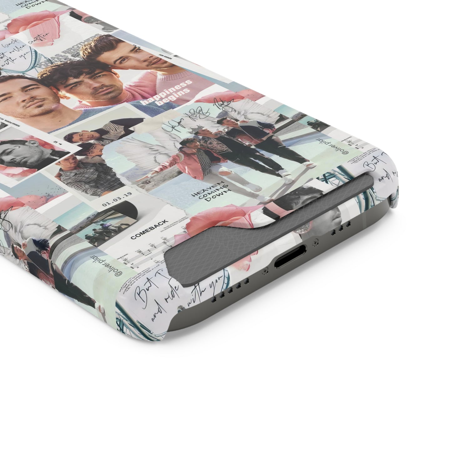 Jonas Brother Happiness Begins Collage Phone Case With Card Holder