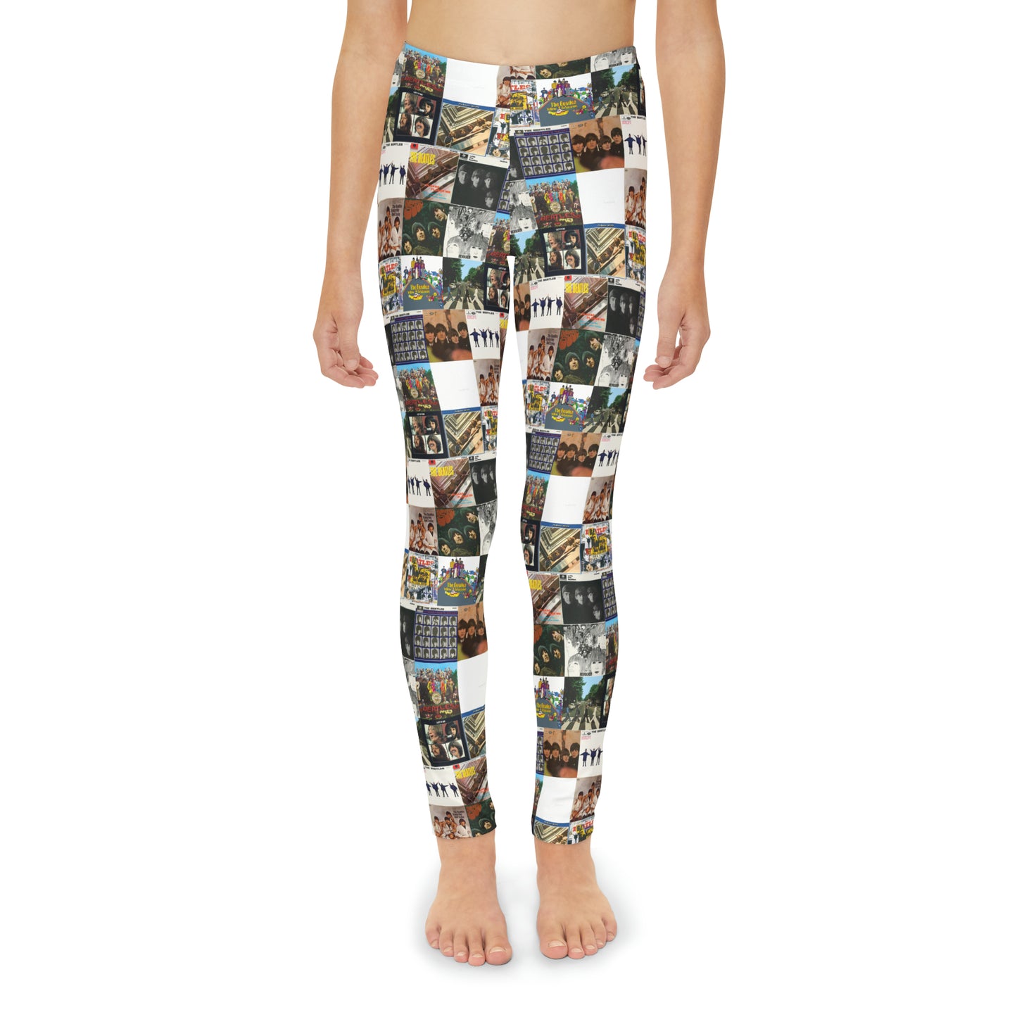 The Beatles Album Cover Collage Youth Leggings