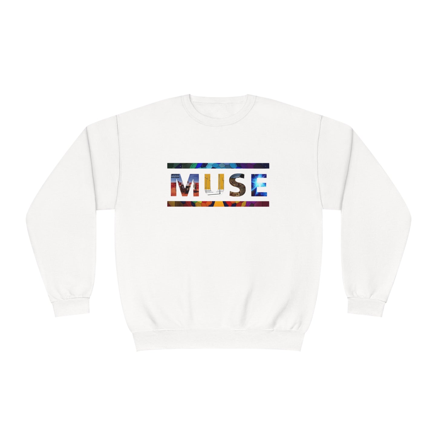 Muse Album Art Letters Unisex NuBlend Crewneck Sweatshirt