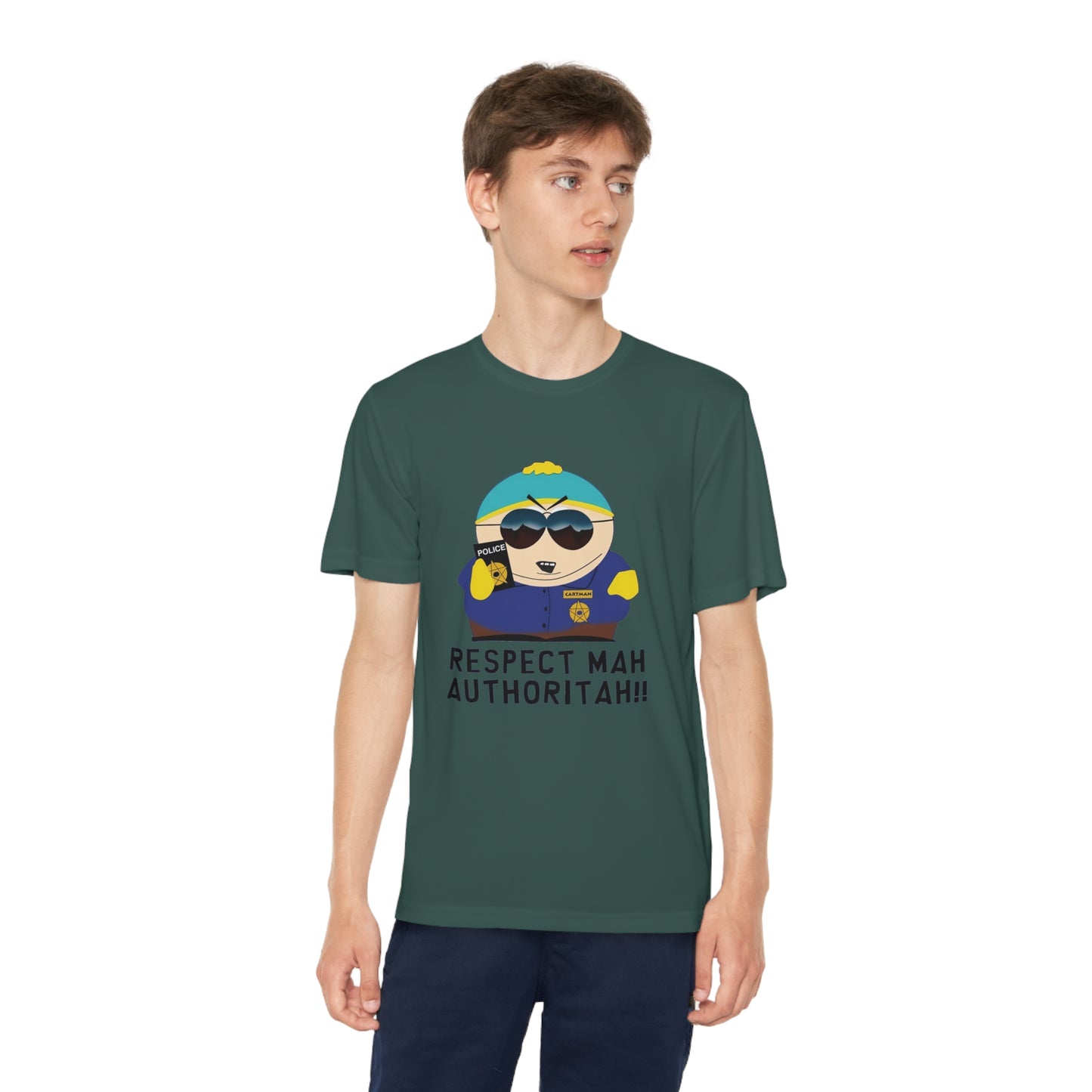 South Park Cartman Respect Mah Autheritah! Youth Competitor Tee