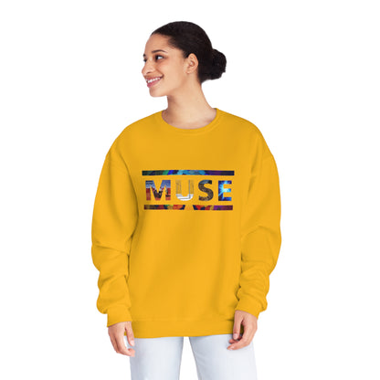 Muse Album Art Letters Unisex NuBlend Crewneck Sweatshirt