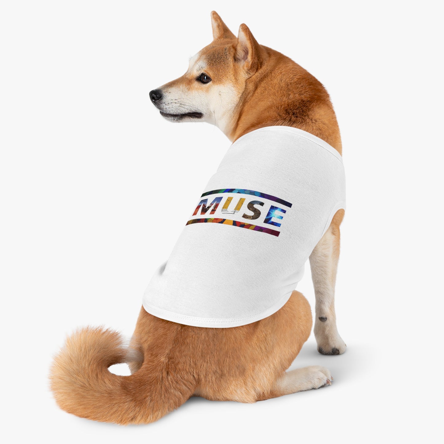 Muse Album Art Letters Pet Tank Top