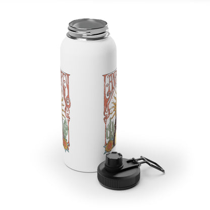 Lana Del Rey Vintage Artwork Stainless Steel Sports Lid Water Bottle