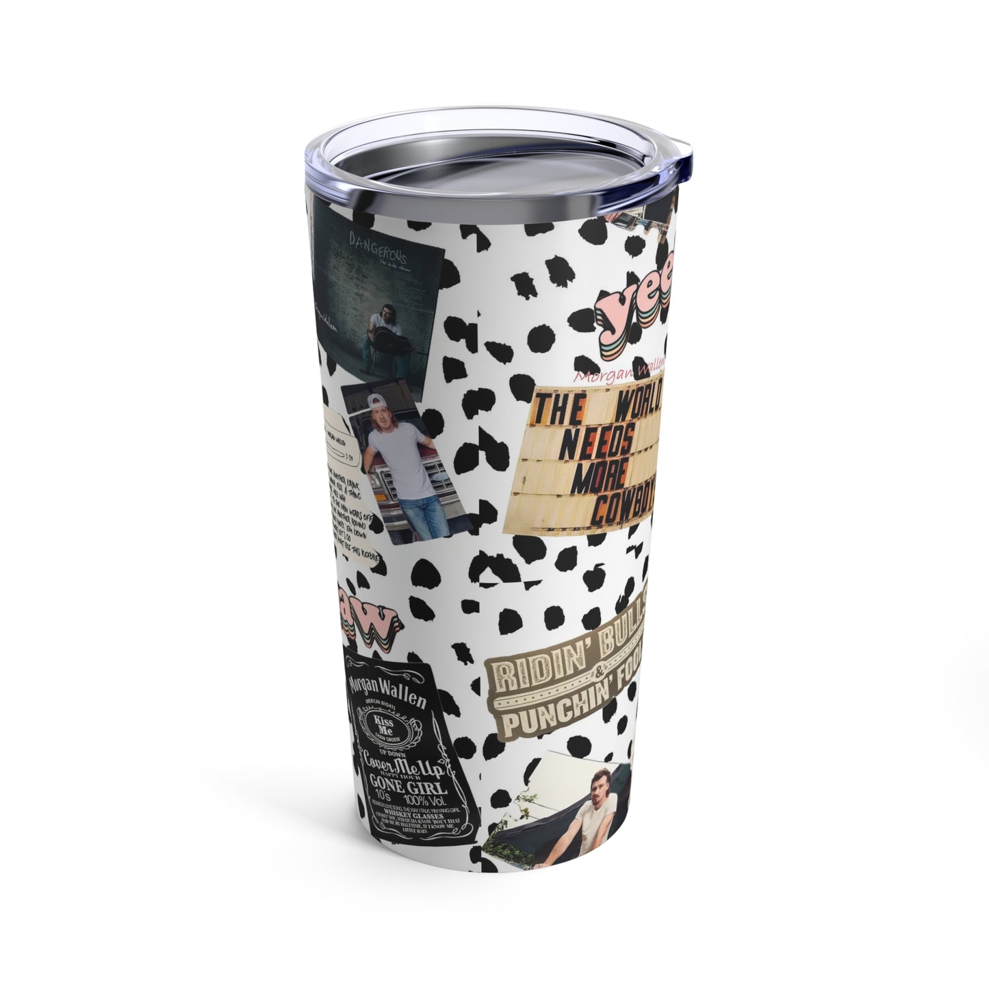 Morgan Wallen Yeehaw Collage Tumbler 20oz