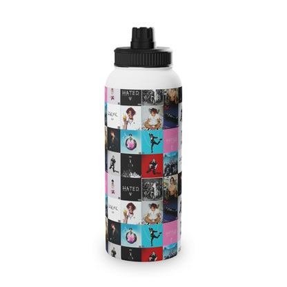 YUNGBLUD Album Cover Art Collage Stainless Steel Sports Lid Water Bottle