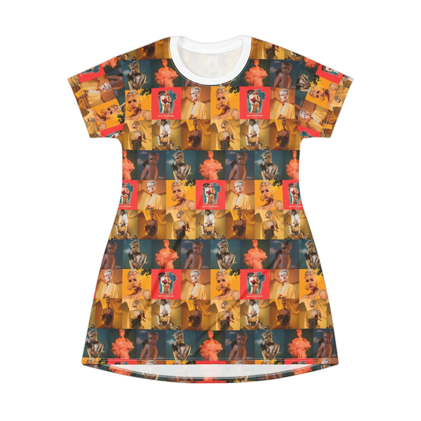 Halsey Hopeless Fountain Kingdom Mosaic T-Shirt Dress
