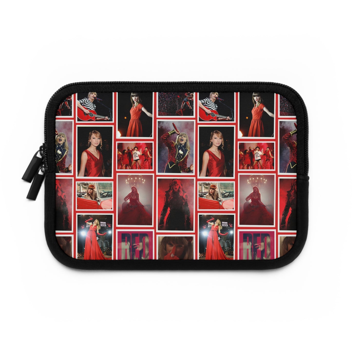 Taylor Swift Red Era Collage Laptop Sleeve