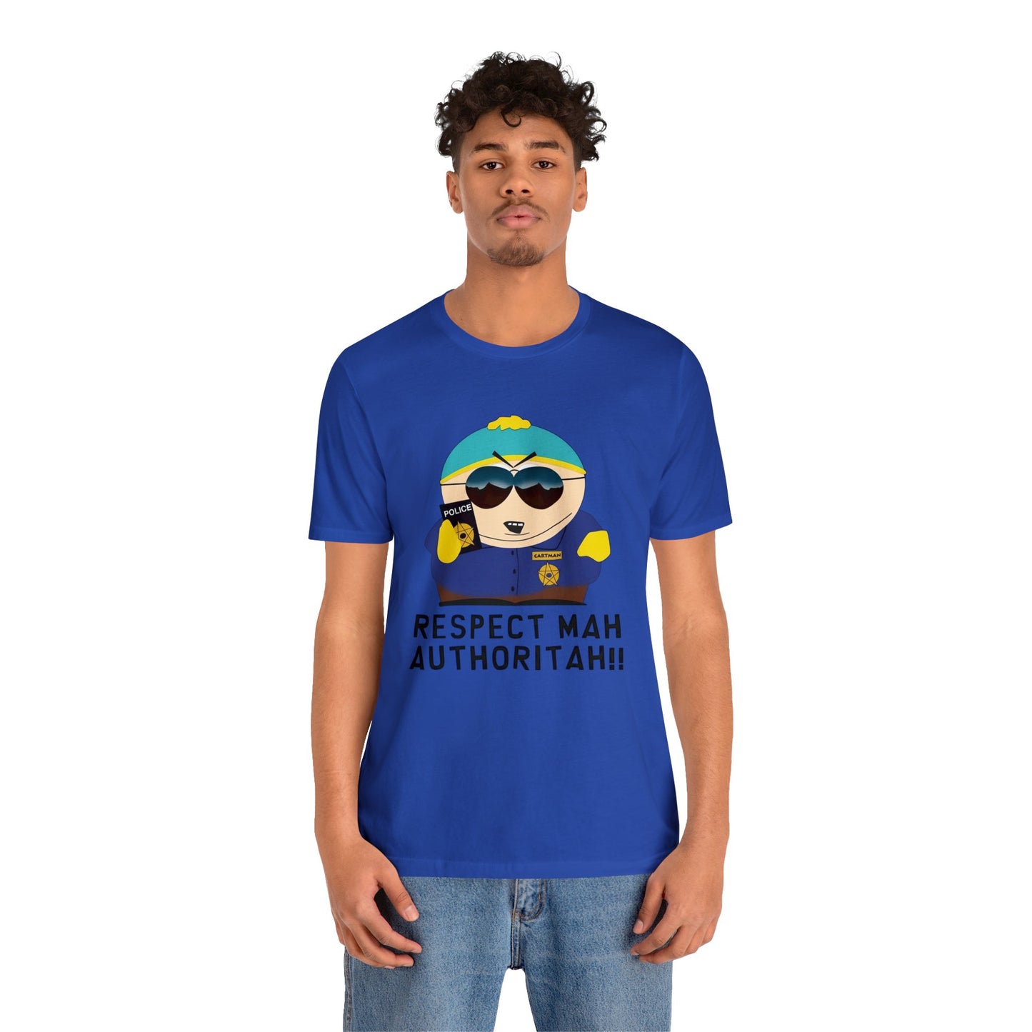 South Park Cartman Respect Mah Autheritah! Unisex Jersey Short Sleeve Tee