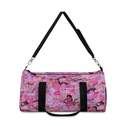 Ariana Grande Purple Vibes Collage Duffel Bag