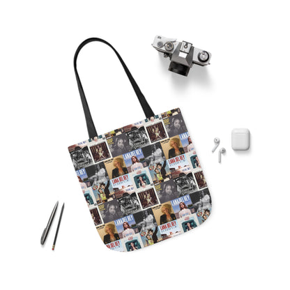 Lana Del Rey Album Cover Collage Polyester Canvas Tote Bag