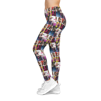 Miley Cyrus Album Cover Collage Women's Casual Leggings