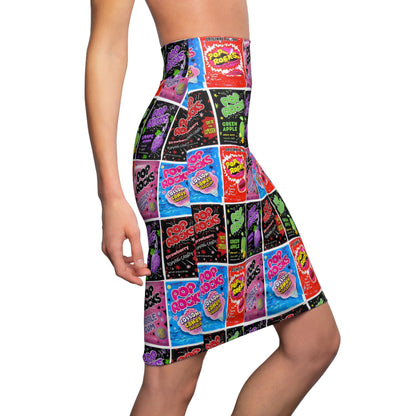 Pop Rocks Party Women's Pencil Skirt