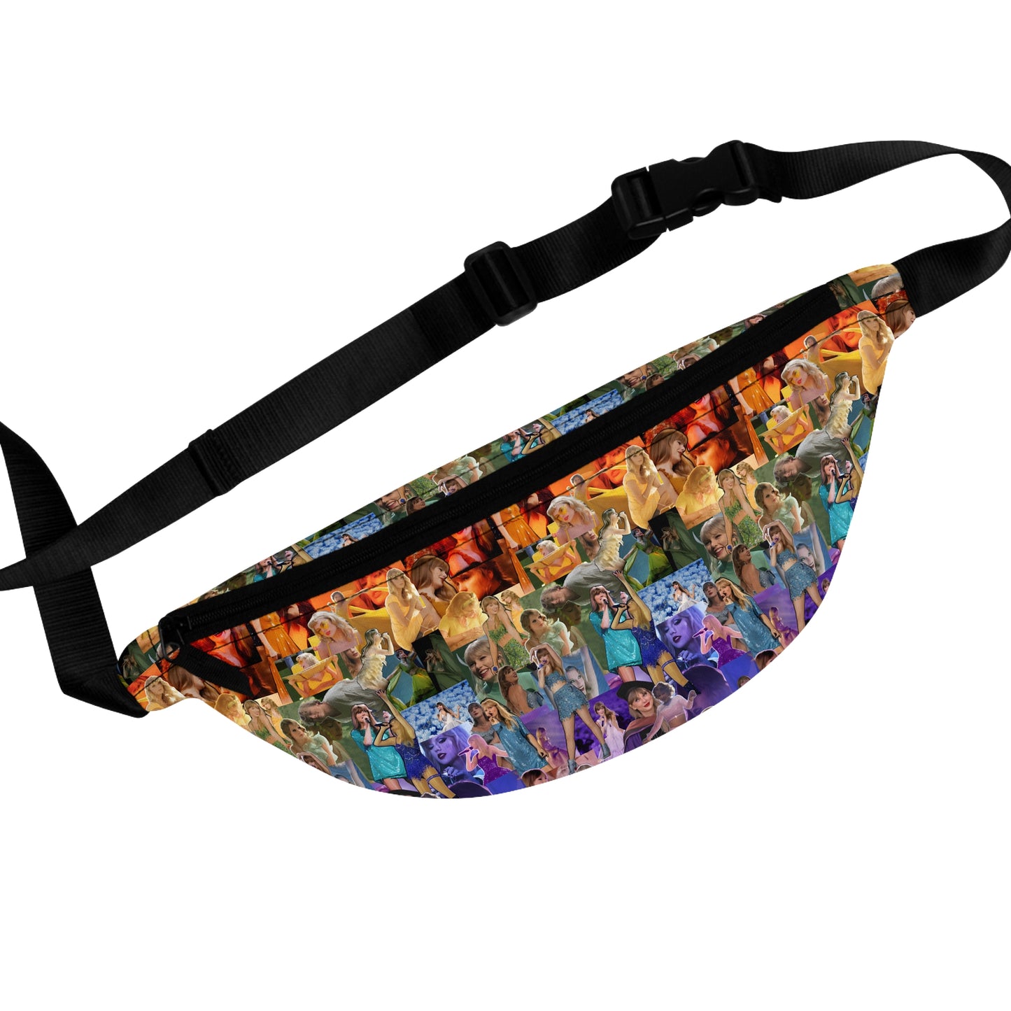 Taylor Swift Rainbow Photo Collage Fanny Pack