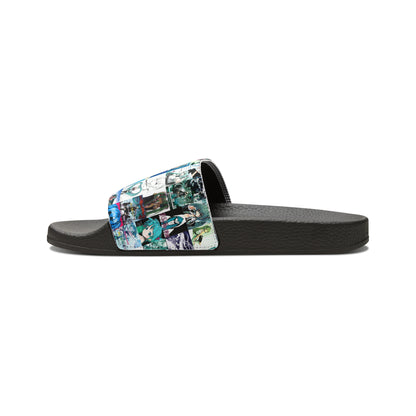 Hatsune Miku Album Cover Collage Women's Slide Sandals