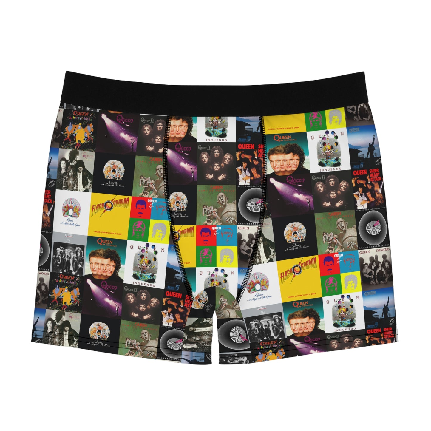 Queen Album Cover Collage Men's Boxer Briefs Underwear