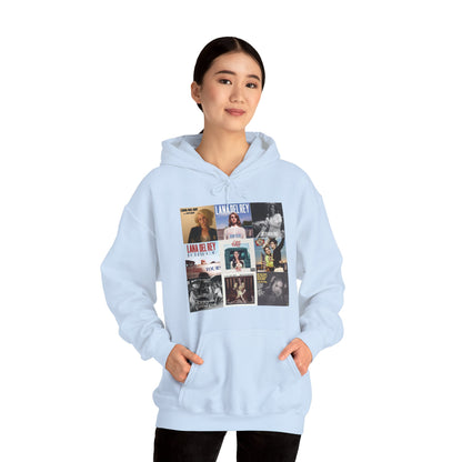 Lana Del Rey Album Cover Collage Unisex Heavy Blend Hooded Sweatshirt