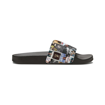 Lana Del Rey Album Cover Collage Men's Slide Sandals