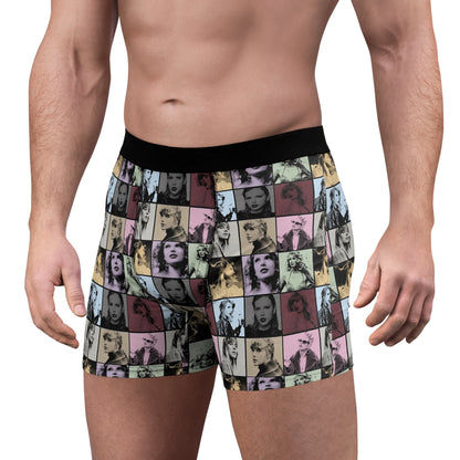 Taylor Swift Eras Collage Men's Boxer Briefs Underwear