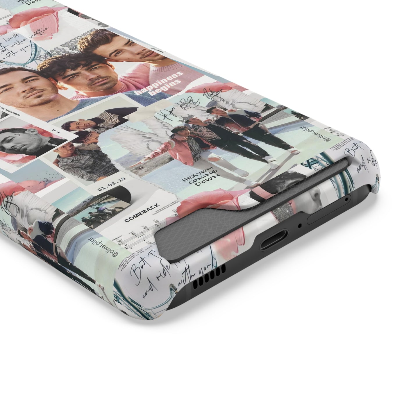 Jonas Brother Happiness Begins Collage Phone Case With Card Holder