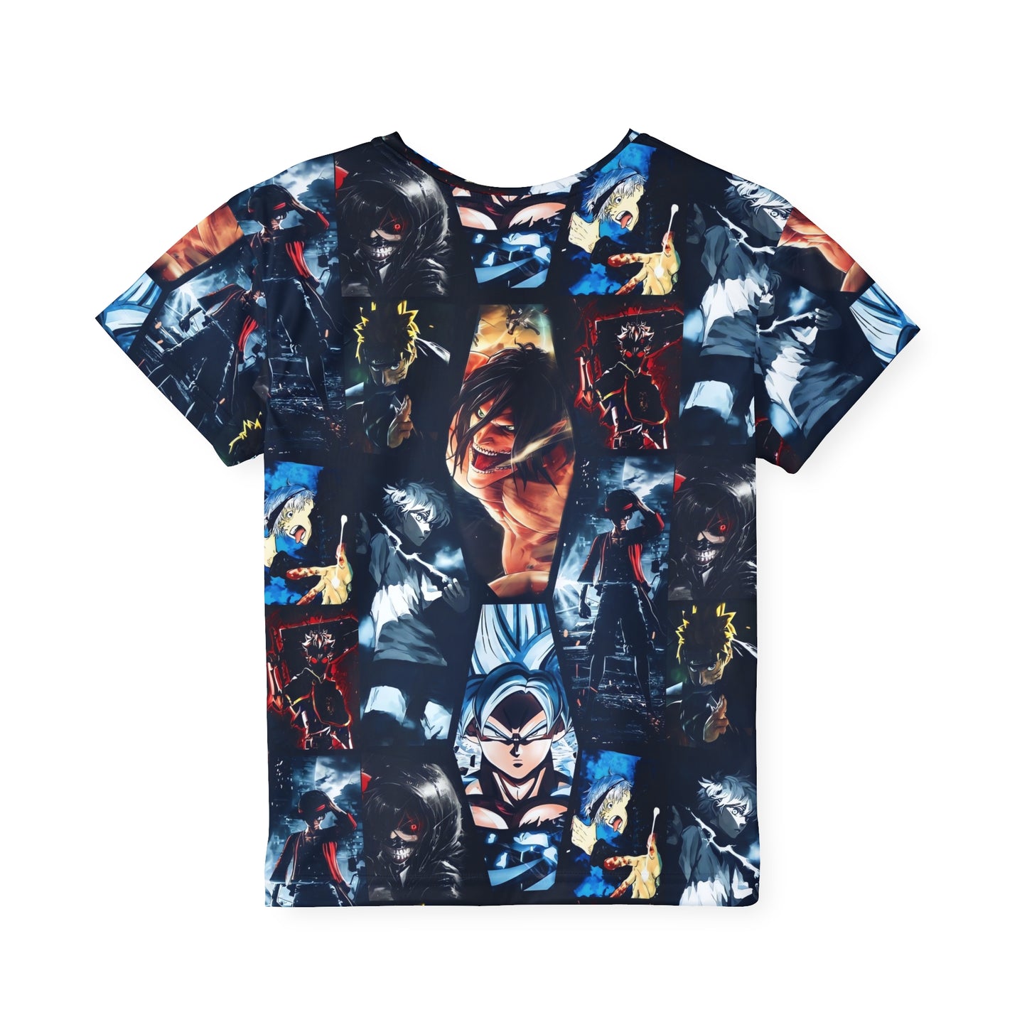 Anime Hero Montage Kids Sports Jersey