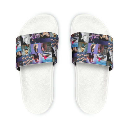 Olivia Rodrigo Album Cover Art Collage Men's Slide Sandals