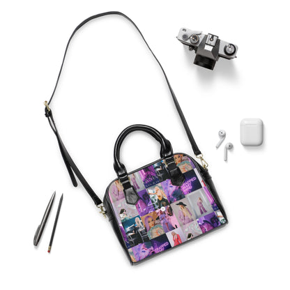 Ava Max Belladonna Photo Collage Shoulder Handbag