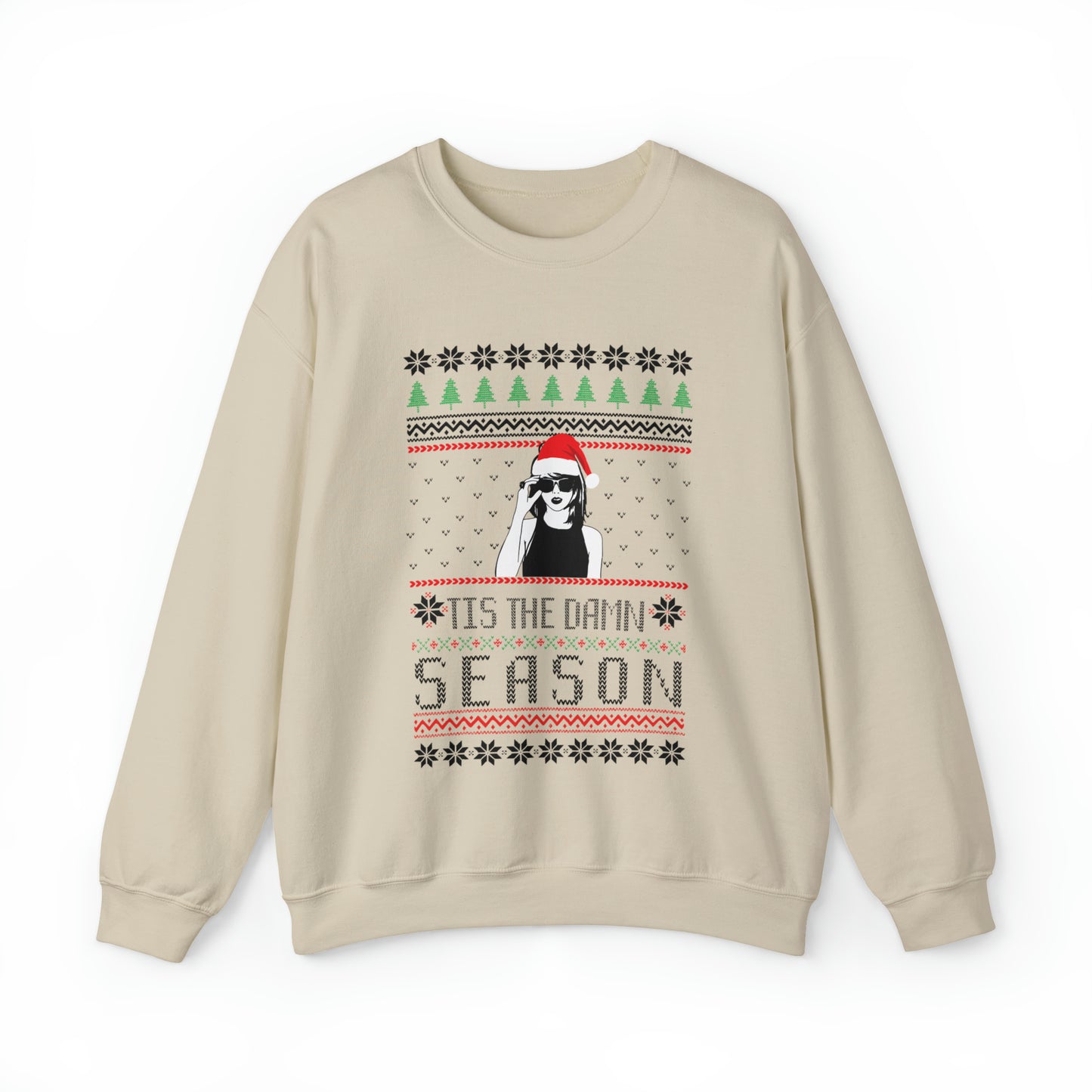 Taylor Swift 'Tis The Damn Season Unisex Heavy Blend Crewneck Sweatshirt