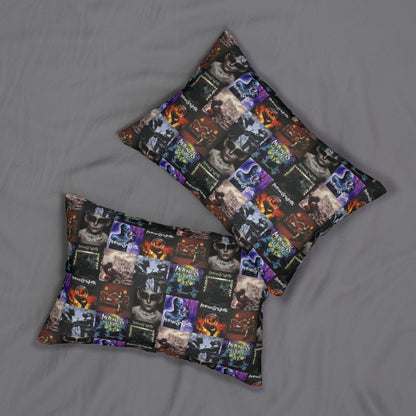 Motionless In White Album Cover Collage Polyester Lumbar Pillow