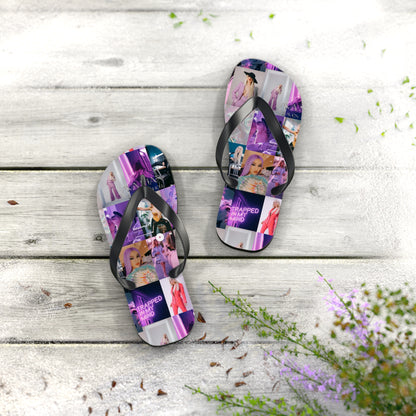 Ava Max Belladonna Photo Collage Flip Flops