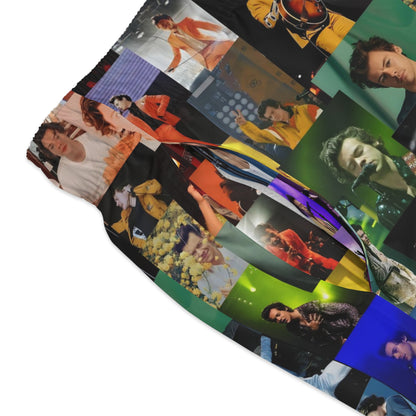 Harry Styles Rainbow Photo Collage Men's Swim Trunks