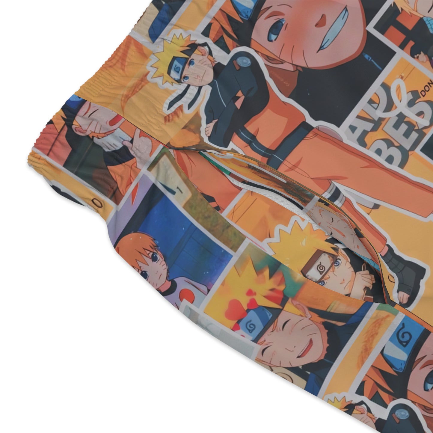 Naruto Uzumaki Sunflower Blaze Collage Swim Trunks