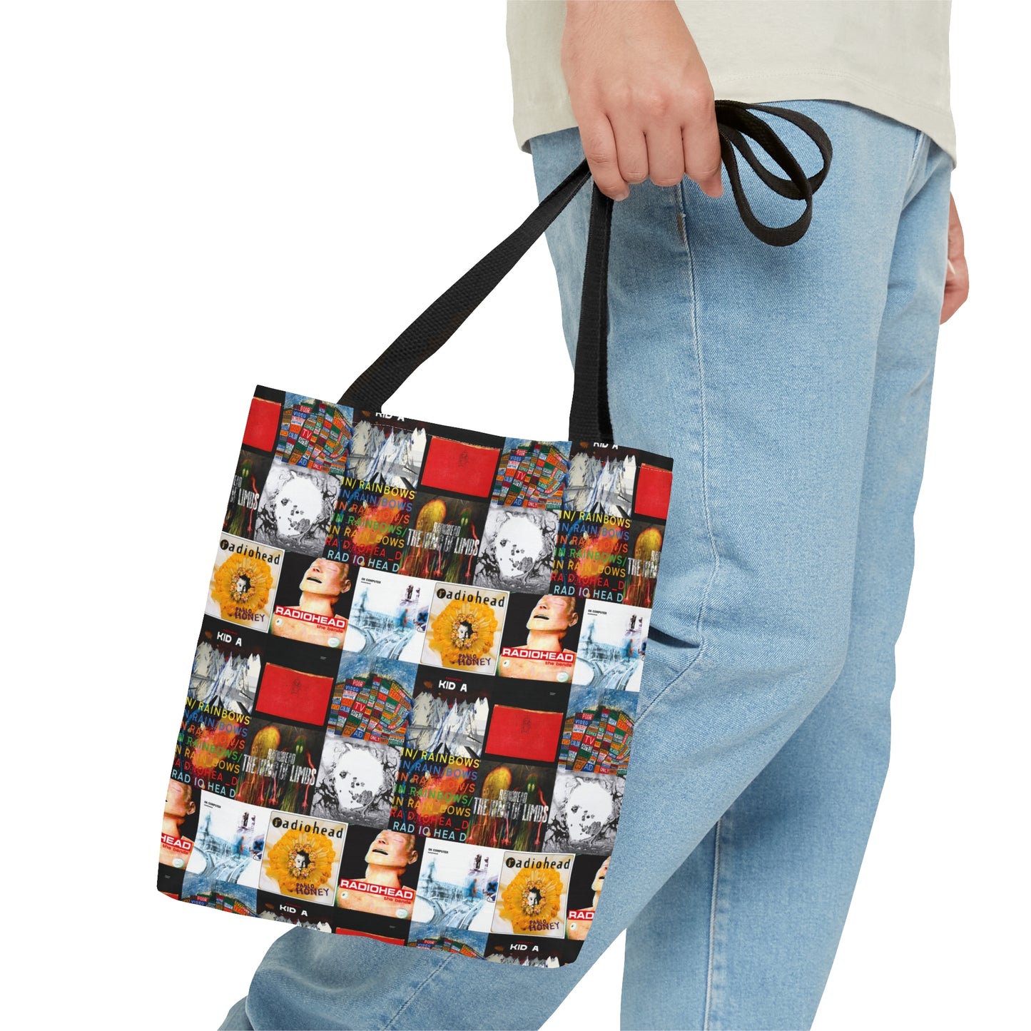 Radiohead Album Cover Collage Tote Bag