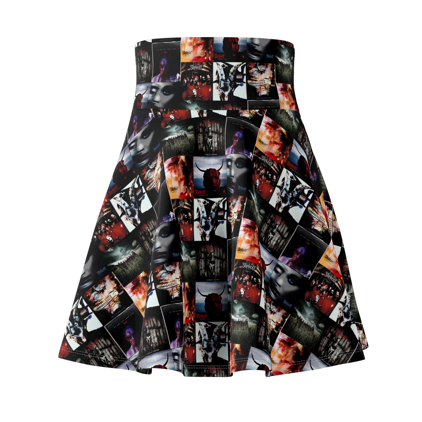 Slipknot Album Art Collage Women's Skater Skirt