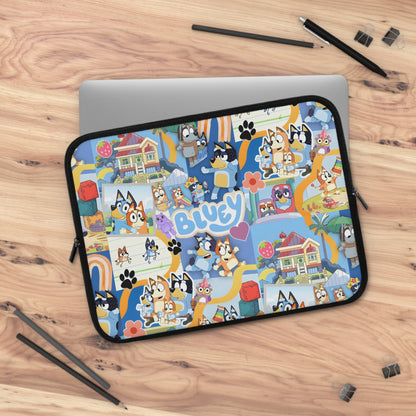 Bluey Playtime Collage Laptop Sleeve