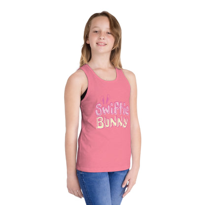 Taylor Swift Easter Swiftie Bunny Kid's Jersey Tank Top