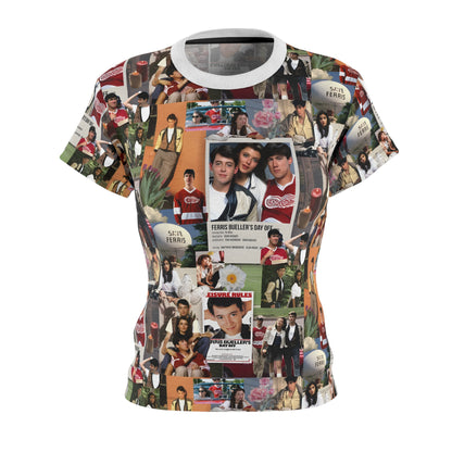 Ferris Bueller's Day Off Movie Montage Women's Cut & Sew Tee