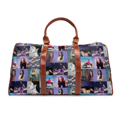 Olivia Rodrigo Album Cover Art Collage Waterproof Travel Bag