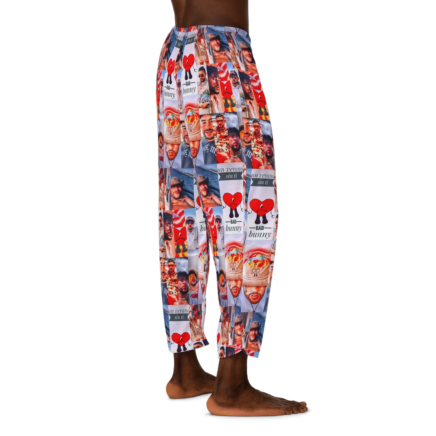 Bad Bunny Un Verano Sin Ti Photo Collage Men's Pajama Pants