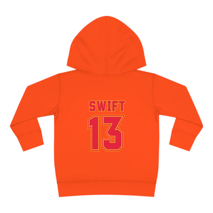 Taylor Swift In My Chiefs Era Toddler Pullover Fleece Hoodie