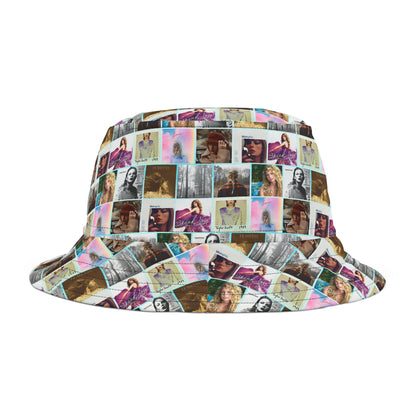 Taylor Swift Album Art Collage Bucket Hat