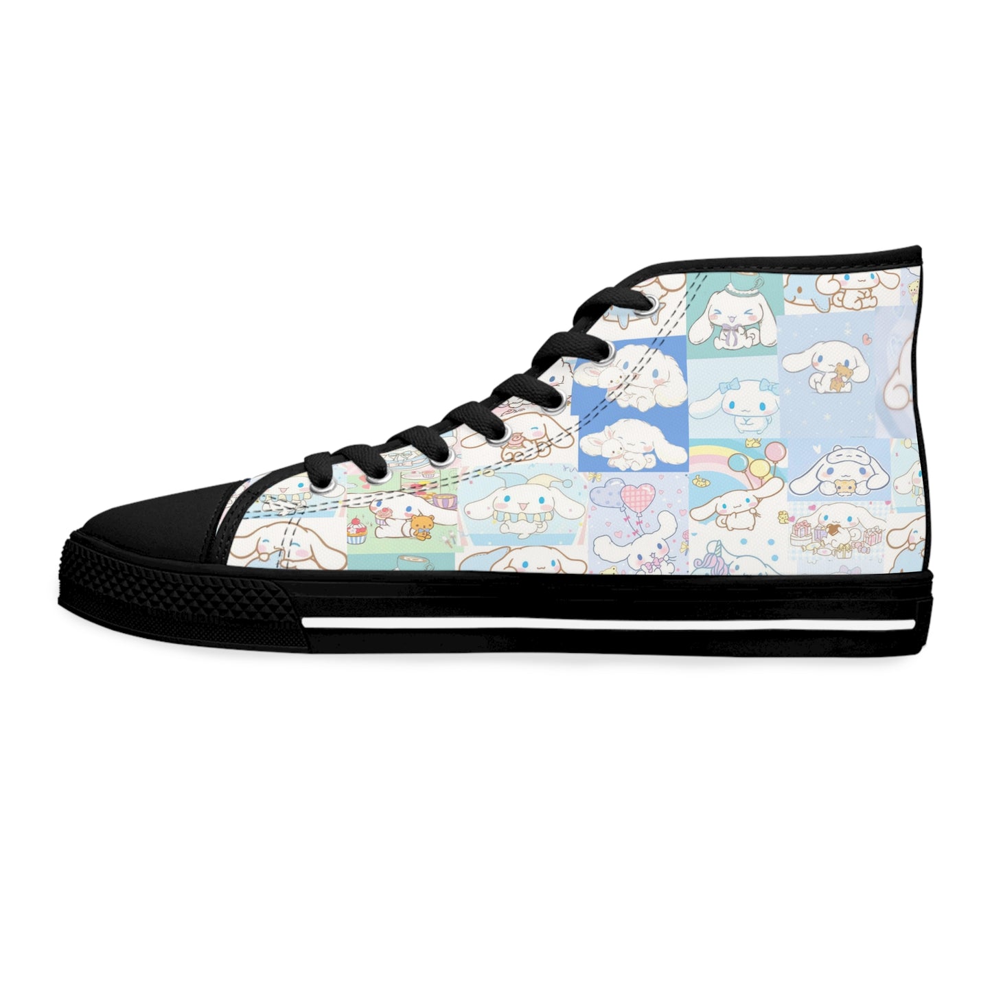 Cinnamoroll Cartoon Collage Women's High Top Sneakers